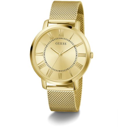 Guess Classic zegarek złoty z bransoletką GW0832G1