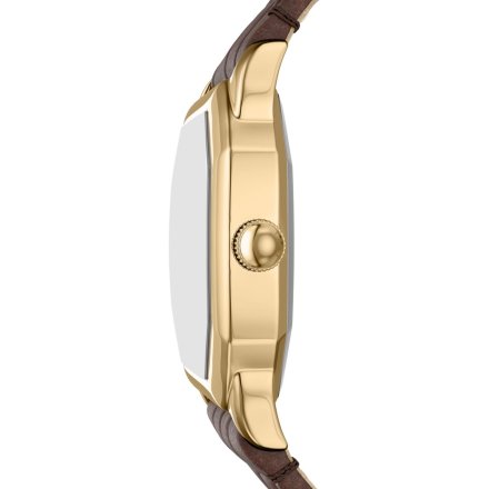 Fossil Harlow zegarek damski złoty retro na brązowym pasku ES5426