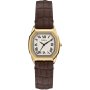 Fossil Harlow zegarek damski złoty retro na brązowym pasku ES5426