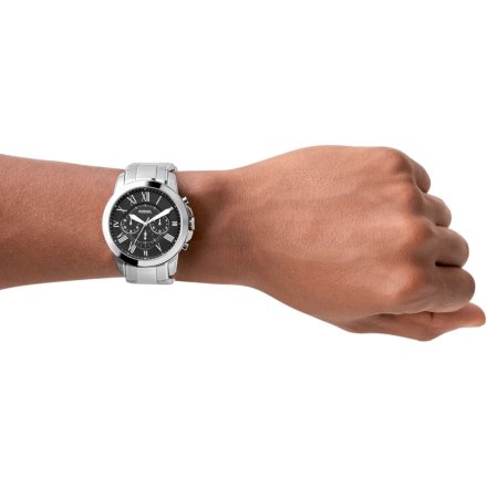 Fossil Grant Chronograph Zegarek Męski na bransolecie FS4736 