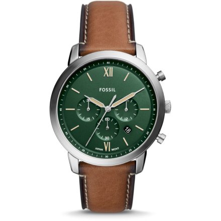 Fossil Neutra Chronograph Zegarek Męski na brązowym pasku FS5963
