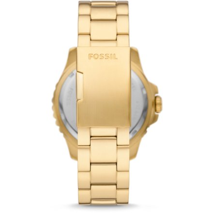 Fossil Blue GMT Zegarek Męski Złoty na bransolecie FS5990
