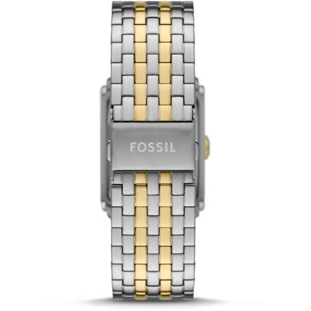 Fossil Carraway Zegarek Męski Srebrno-Złoty na bransolecie FS6010