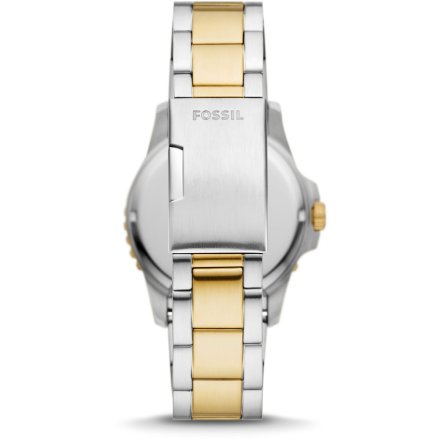 Fossil BLUE DIVE Zegarek Męski na srebrno-złotej bransolecie FS6031
