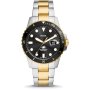 Fossil BLUE DIVE Zegarek Męski na srebrno-złotej bransolecie FS6031