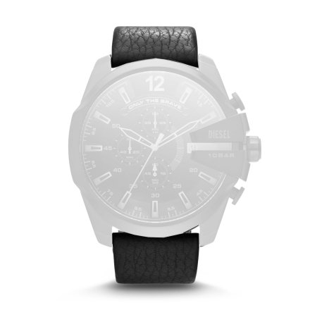 Czarny pasek skórzany Diesel 26 mm Mega Chief DZ4323
