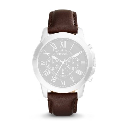 Brązowy pasek Fossil 22 mm Grant FS5068