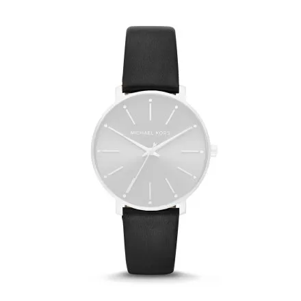 Czarny pasek skórzany Michael Kors 18 mm MK2747