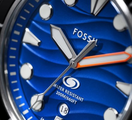 Fossil Breaker Zegarek Męski na srebrnej bransolecie FS6064