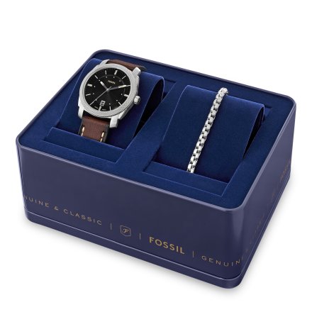 Fossil Machine Zestaw Zegarek Męski + Bransoletka FS6081SET