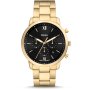 Fossil Neutra Chronograph Zegarek Męski Złoty na bransolecie FS6093