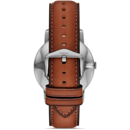 Fossil Minimalist Zegarek Męski Srebrny na brązowym pasku FS6094