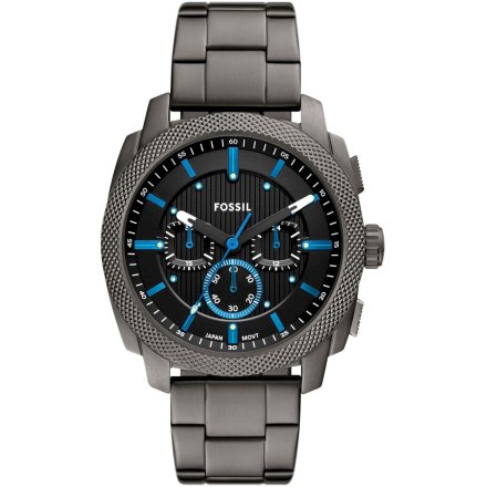 Fossil Machine Chronograph Zegarek Męski na bransolecie FS6098
