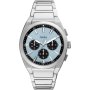 Fossil Everett Chronograph Zegarek Męski Srebrny na bransolecie FS6105