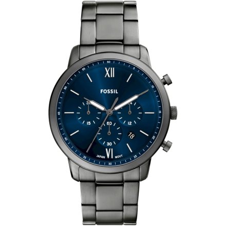 Fossil Neutra Chronograph Zegarek Męski Grafitowy na bransolecie FS6111