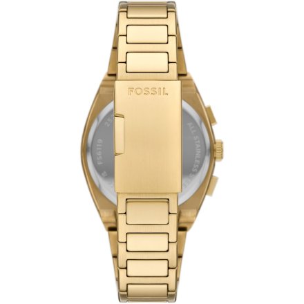 Fossil Everett Chronograph Zegarek Męski Złoty na bransolecie FS6119
