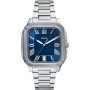 Fossil Crosby Zegarek Męski Srebrny na bransolecie FS6121