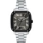 Fossil Crosby Zegarek Męski Srebrny na bransolecie FS6122