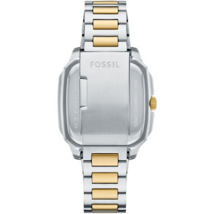 Fossil Crosby Zegarek Męski Srebrno-Złoty na bransolecie FS6123