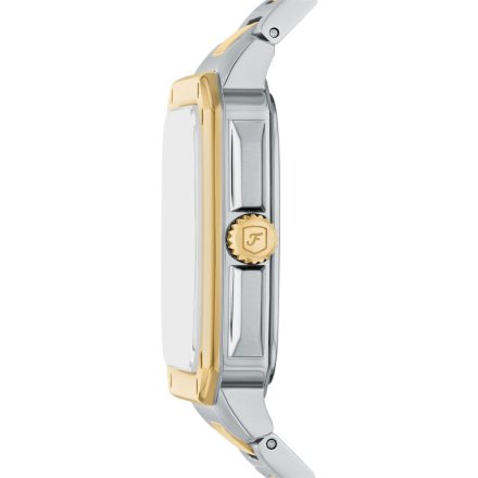 Fossil Crosby Zegarek Męski Srebrno-Złoty na bransolecie FS6123