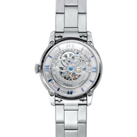 Fossil Townsman Automatic Zegarek Męski Srebrny na bransolecie ME3260