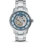 Fossil Townsman Automatic Zegarek Męski Srebrny na bransolecie ME3260