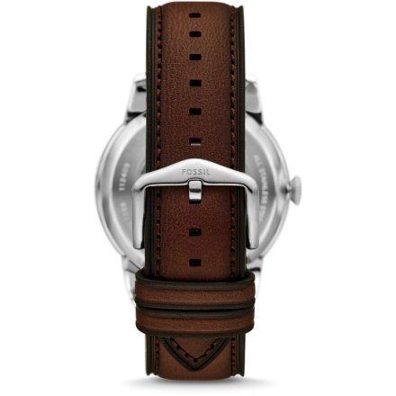 Fossil Townsman Automatic Zegarek Męski Srebrny na brązowym pasku ME3266