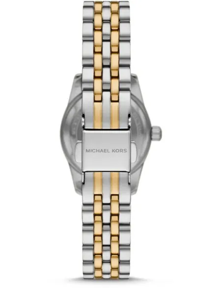 Michael Kors Lexington MK4740 srebrny zegarek damski z czytelną tarczą z kryształkami