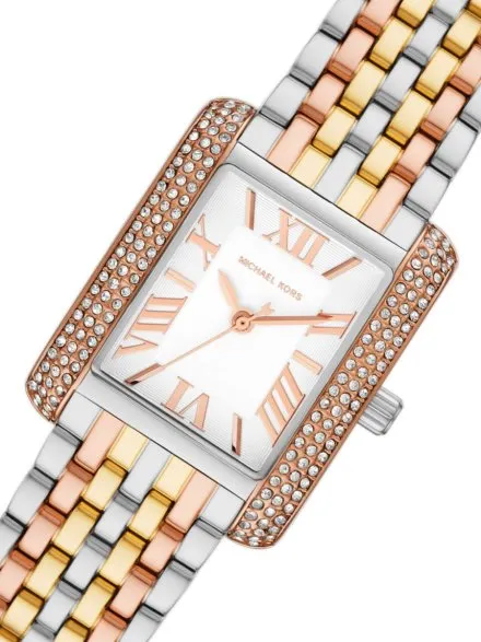 Michael Kors Emery MK4744 zegarek damski prostokąt na bransolecie