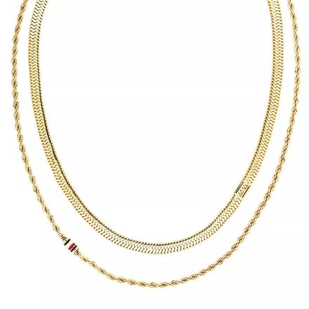 Tommy Hilfiger naszyjnik damski złoty 2780980