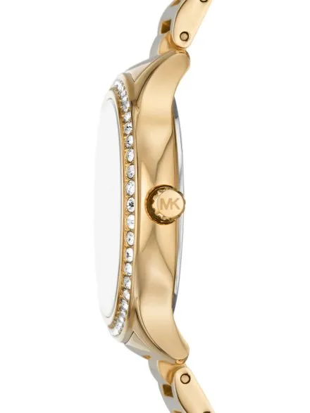 Michael Kors Sage MK4805 złoty zegarek damski z masą perłową na tarczy