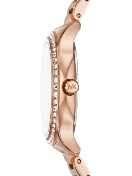 Michael Kors Sage MK4806 różowozłoty zegarek damski z masą perłową na tarczy