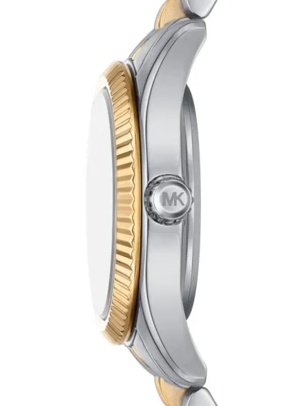 Michael Kors Lexington MK4815SET srebrny zegarek damski w zestawie z bransoletkami