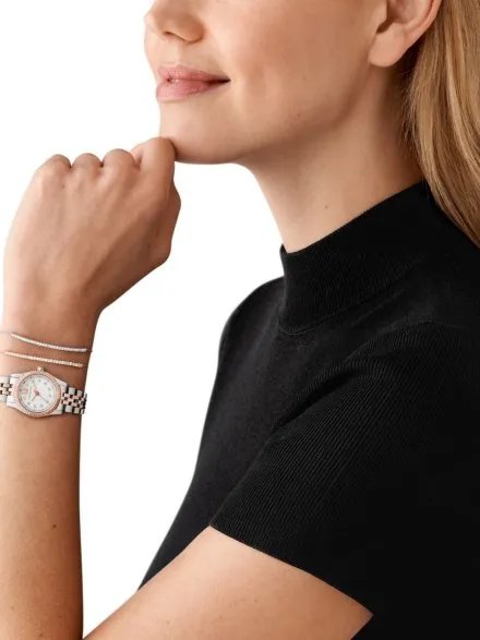 Michael Kors Lexington MK4817SET srebrny zegarek damski w zestawie z bransoletkami