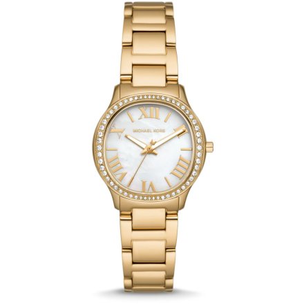 Michael Kors Sage MK4822 złoty zegarek damski z masą perłową na tarczy