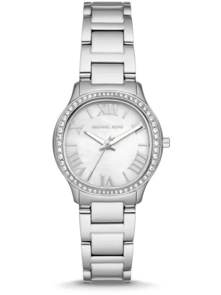 Michael Kors Sage MK4824 srebrny zegarek damski z masą perłową na tarczy