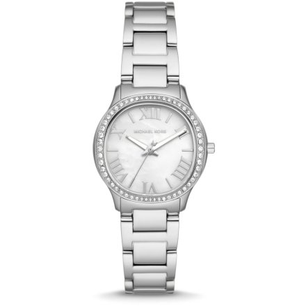 Michael Kors Sage MK4824 srebrny zegarek damski z masą perłową na tarczy