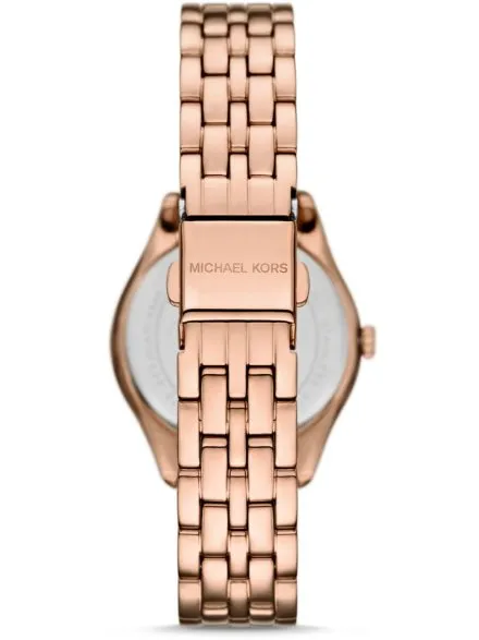 Michael Kors Harlowe MK4845 różowozłoty zegarek damski z masą perłową