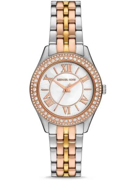 Michael Kors Harlowe MK4846 wielokolorowy zegarek damski z masą perłową