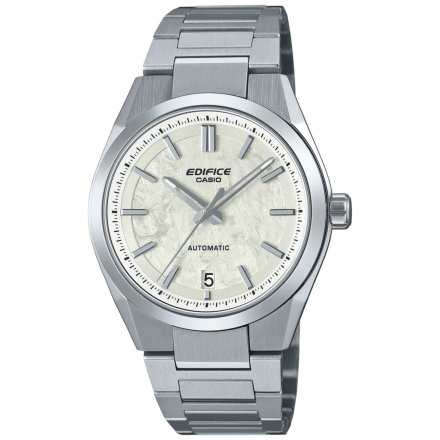 Zegarek Casio Edifice Automatyczny zegarek męski na bransolecie ze srebrną tarczą EFK-100D-7AER