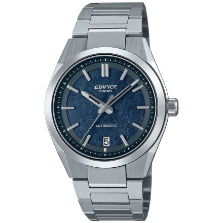 Zegarek Casio Edifice Automatyczny zegarek męski na bransolecie z granatową tarczą EFK-100D-2AER