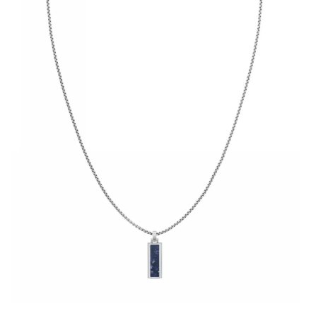 Tommy Hilfiger Semi Precious naszyjnik męski srebrny 2790542