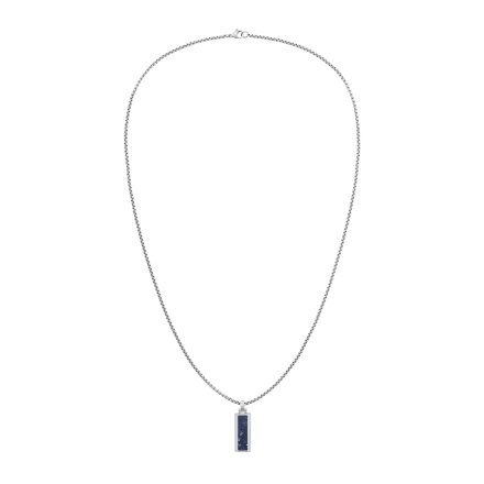 Tommy Hilfiger Semi Precious naszyjnik męski srebrny 2790542