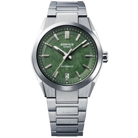 Zegarek Casio Edifice Automatyczny zegarek męski na bransolecie z zieloną tarczą EFK-100D-3AER
