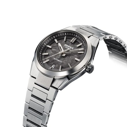 Zegarek Casio Edifice Automatyczny zegarek męski na bransolecie z czarną tarczą EFK-100CD-1AER