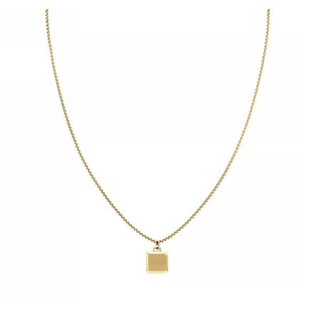 Tommy Hilfiger Iconic Square naszyjnik męski złoty 2790544