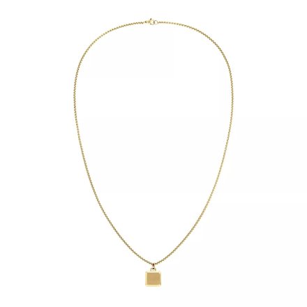 Tommy Hilfiger Iconic Square naszyjnik męski złoty 2790544