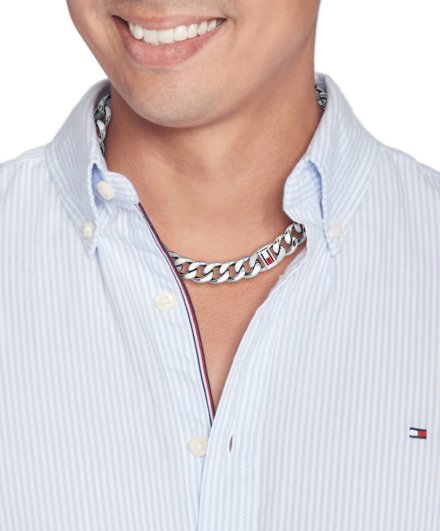 Tommy Hilfiger Wild naszyjnik męski srebrny 2790635