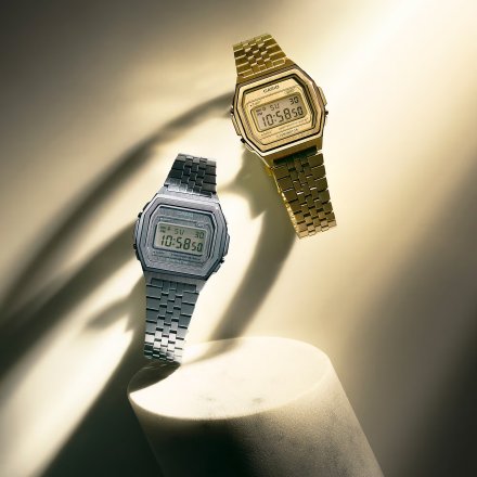 Zegarek Casio Vintage w stylu Retro z bransoletą A1000G-9EF