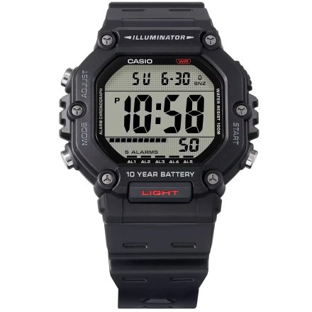 Zegarek Casio Męski Timeless na czarnym pasku AE-1600H-1AVEF